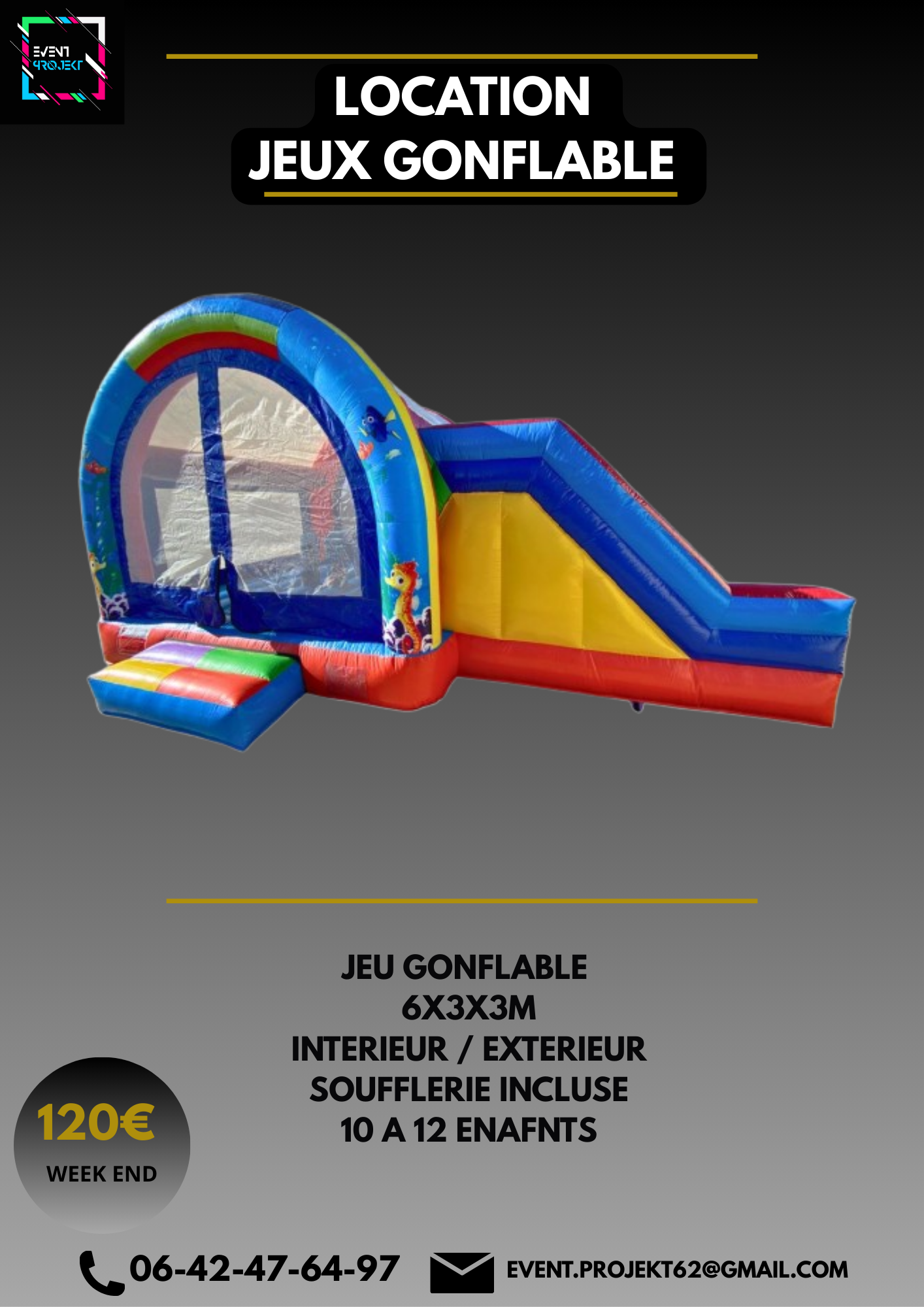 Location jeu gonflable