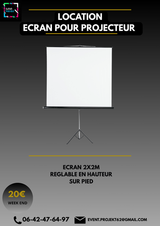 Location ecran video projectuer