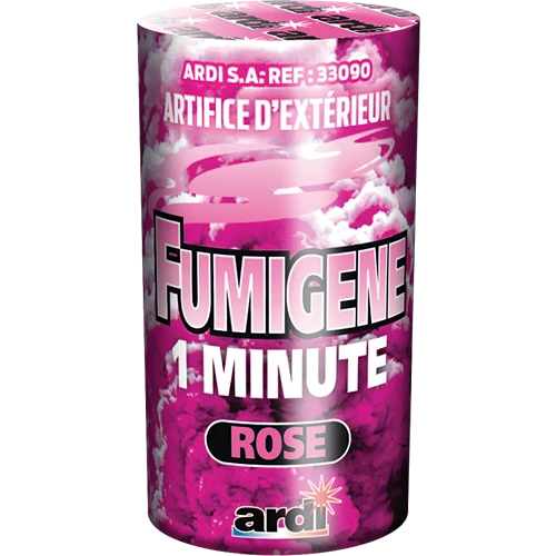 FUMIGENE ROSE A MECHE 1 MIN