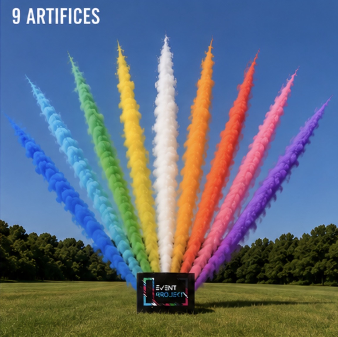 EVENTAIL 9 ARTIFICES DE JOUR